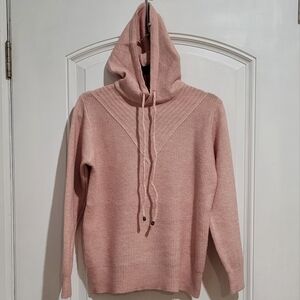 Christina Pink Cashmere Hoodie NWOT